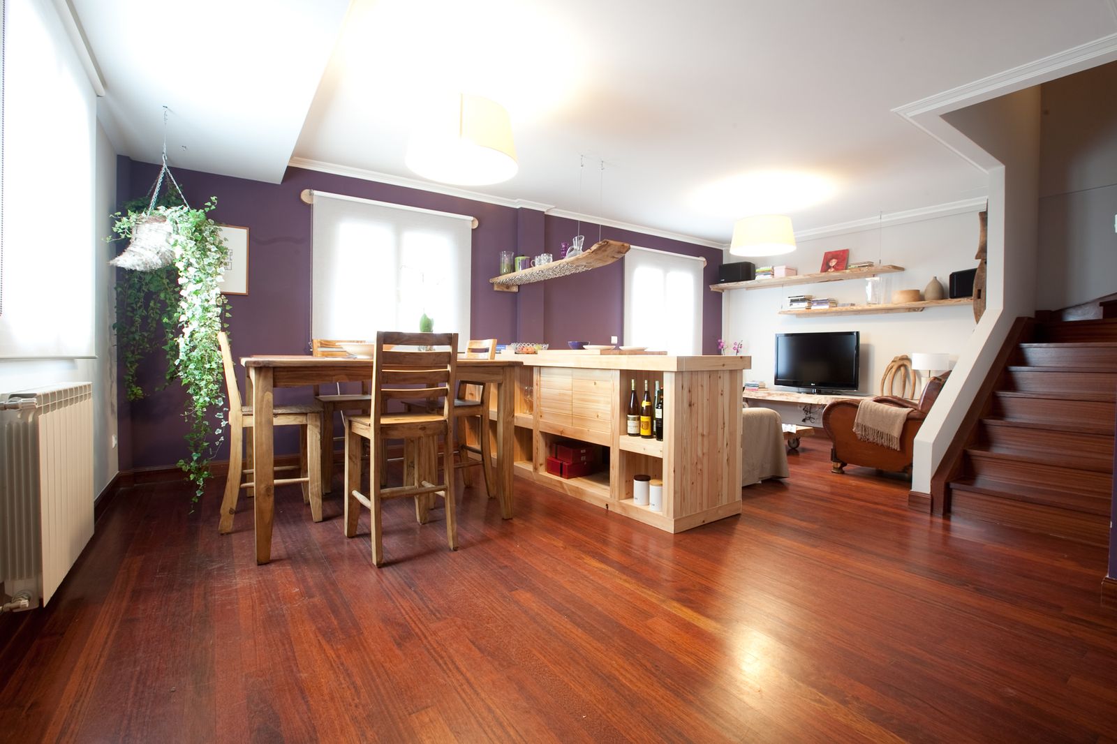 salon estilo rustico 6