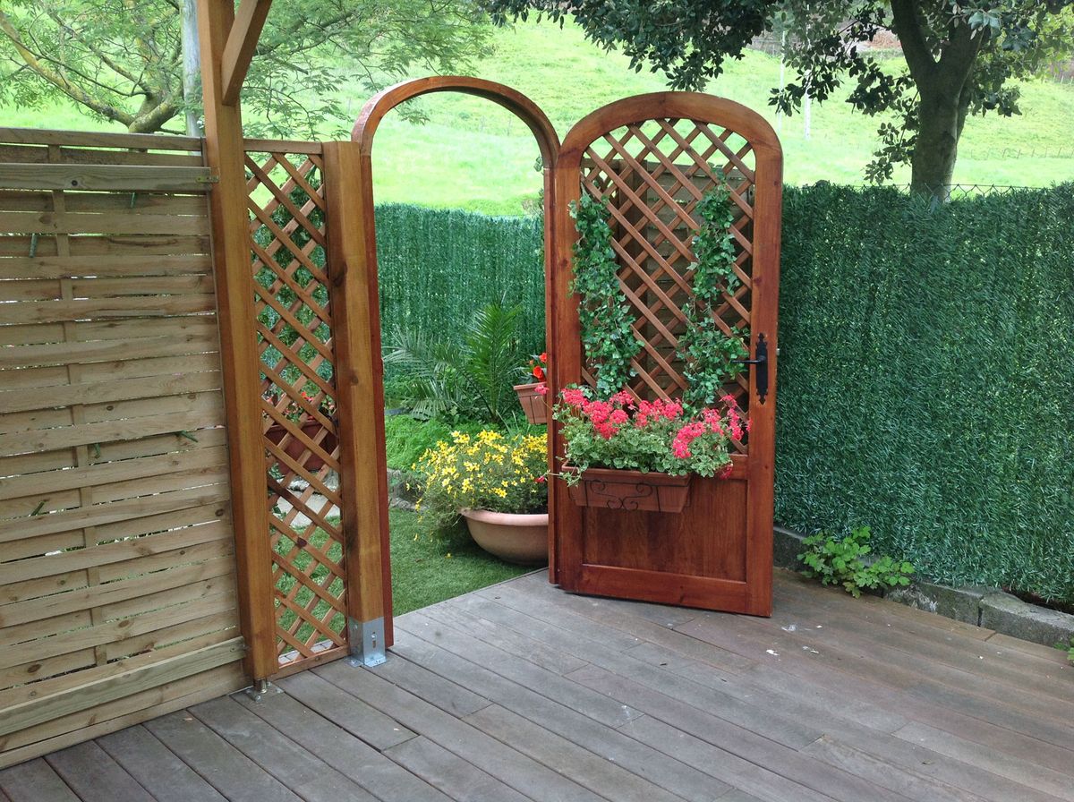 Puerta para la terraza paso 15