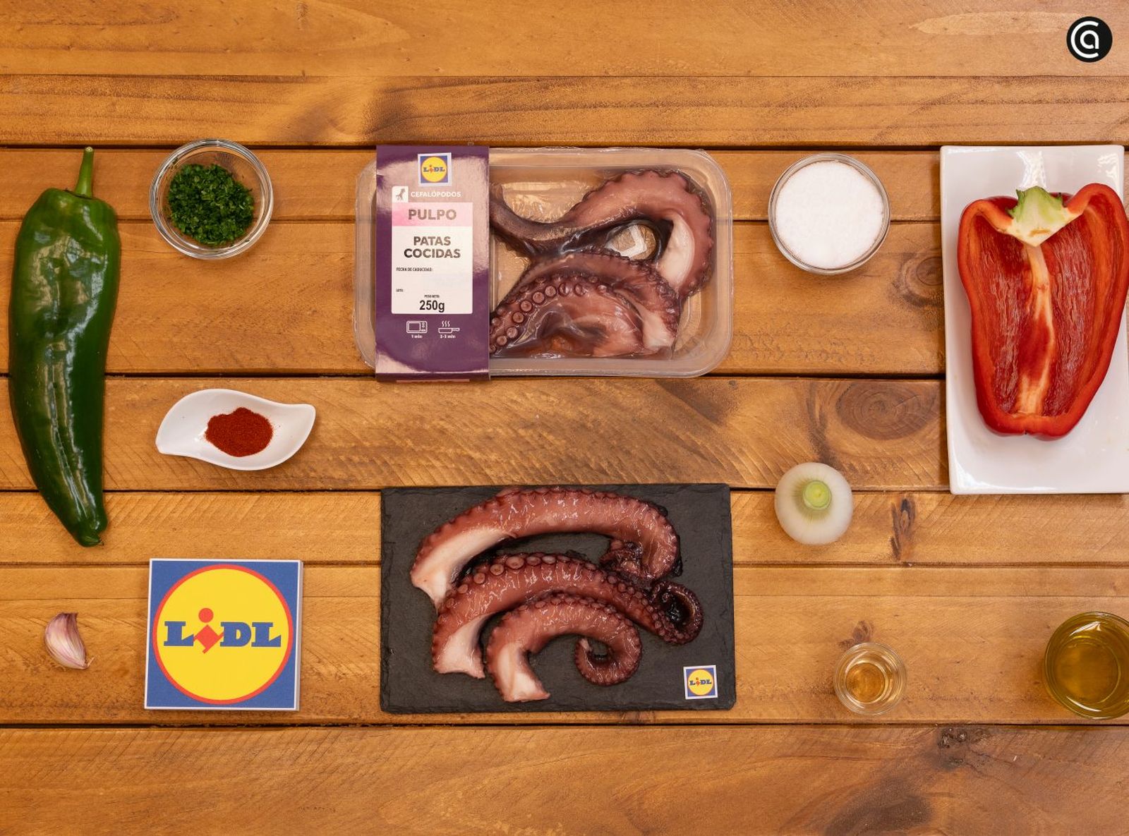 Salpicón de pulpo - ingredientes