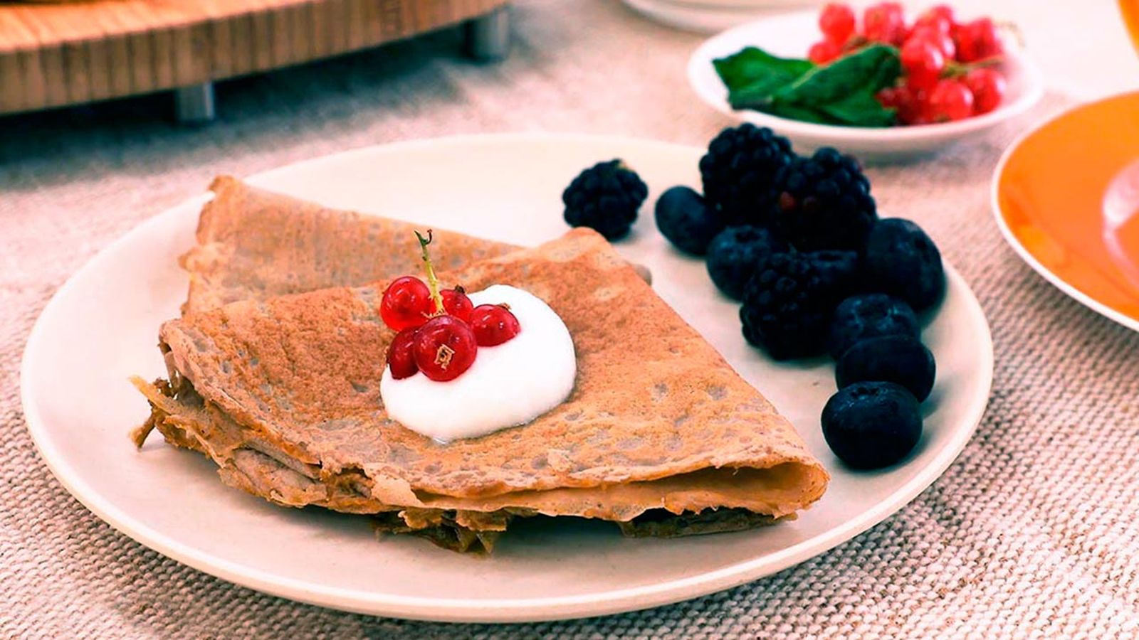 Receta de crepes de calabaza