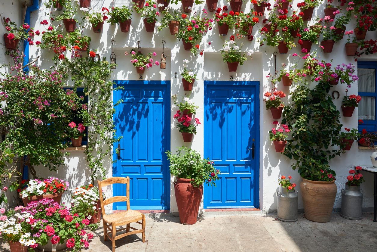 estilo andaluz decoracion casas blancas