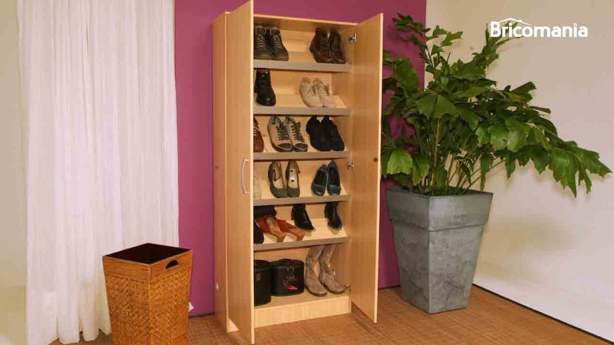 brico 0407 como hacer un zapatero dentro de un armario xl