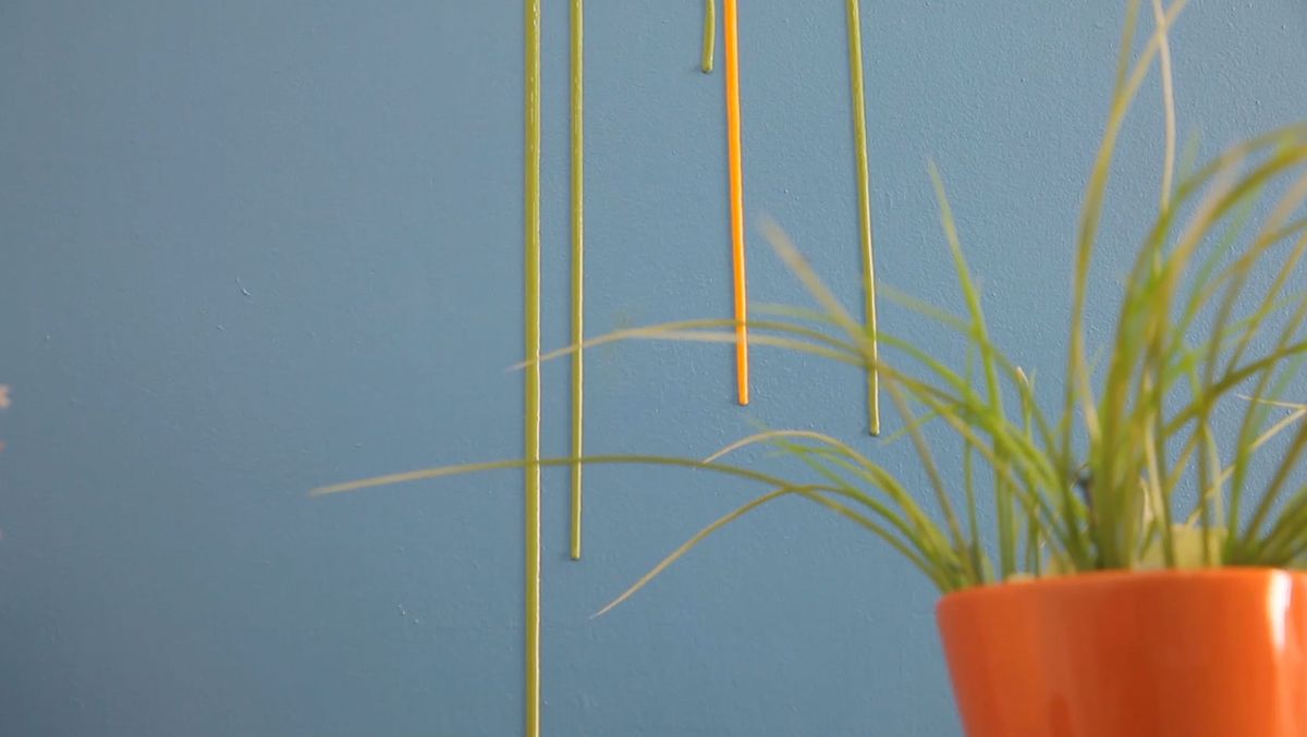 Cómo pintar una pared con una jeringuilla paso 6