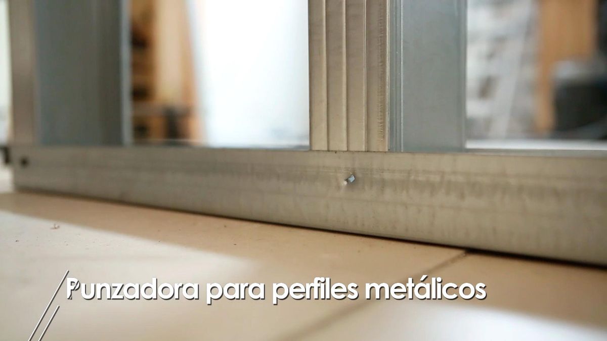 Punzonadora para perfiles metálicos paso 5