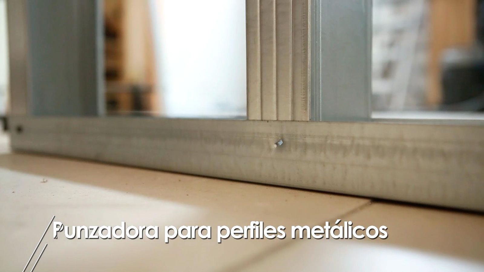 Punzonadora para perfiles metálicos paso 5