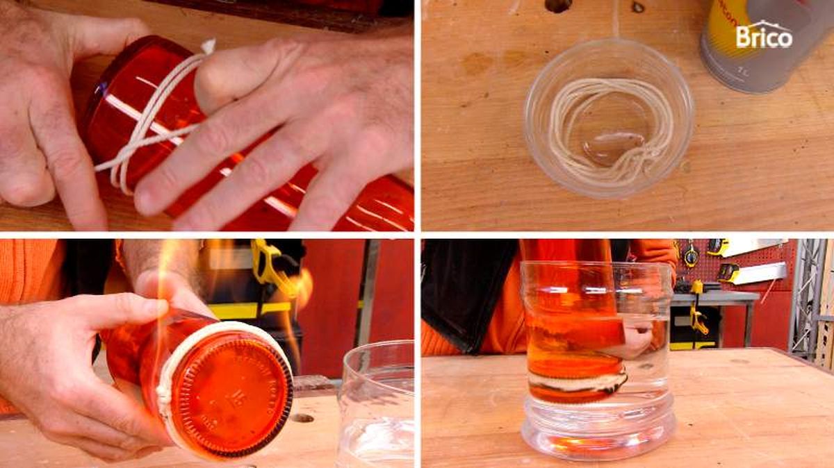 Pasos detallados para cortar una botella de vidrio