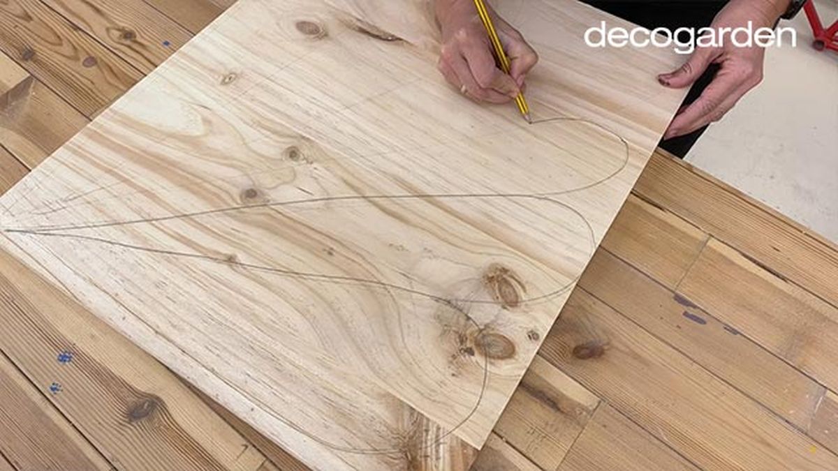 como hacer cuadro madera pared paso 2