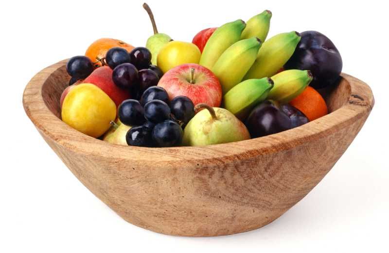 Frutero de madera.