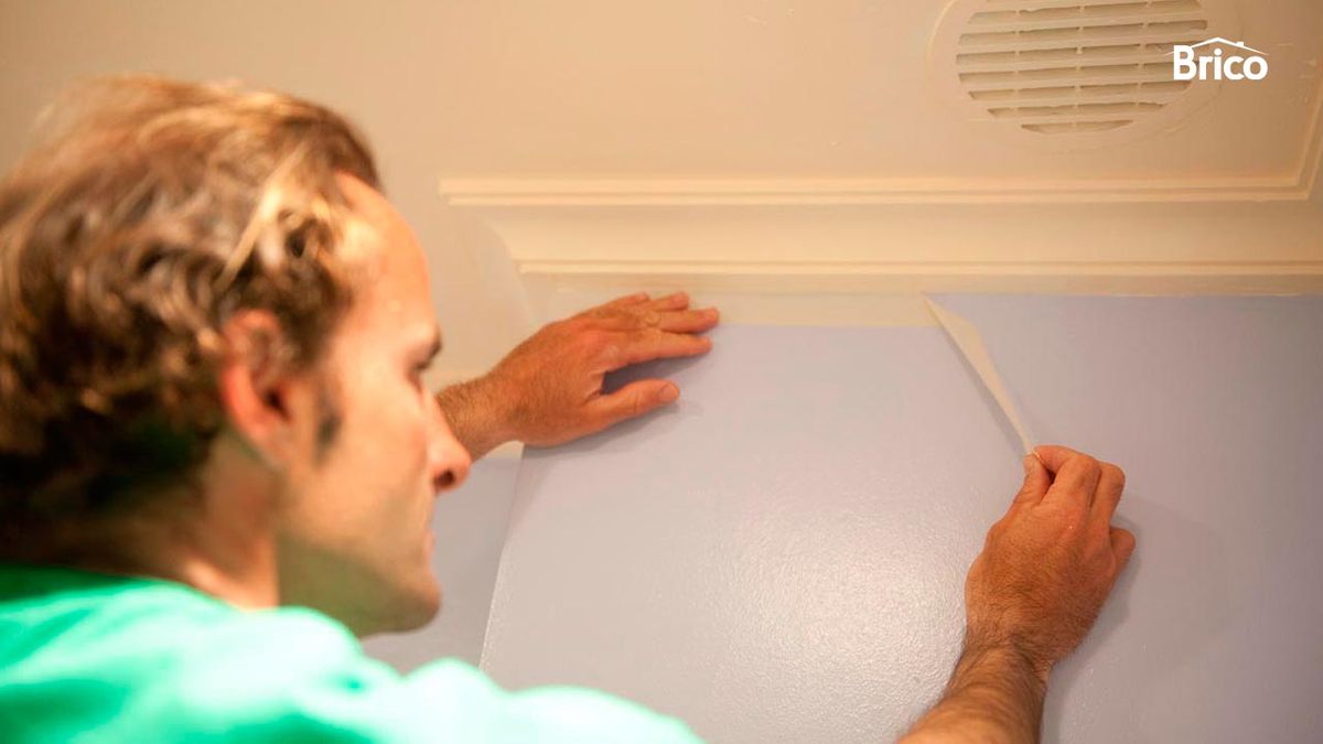 Pintar techo de baño paso 6