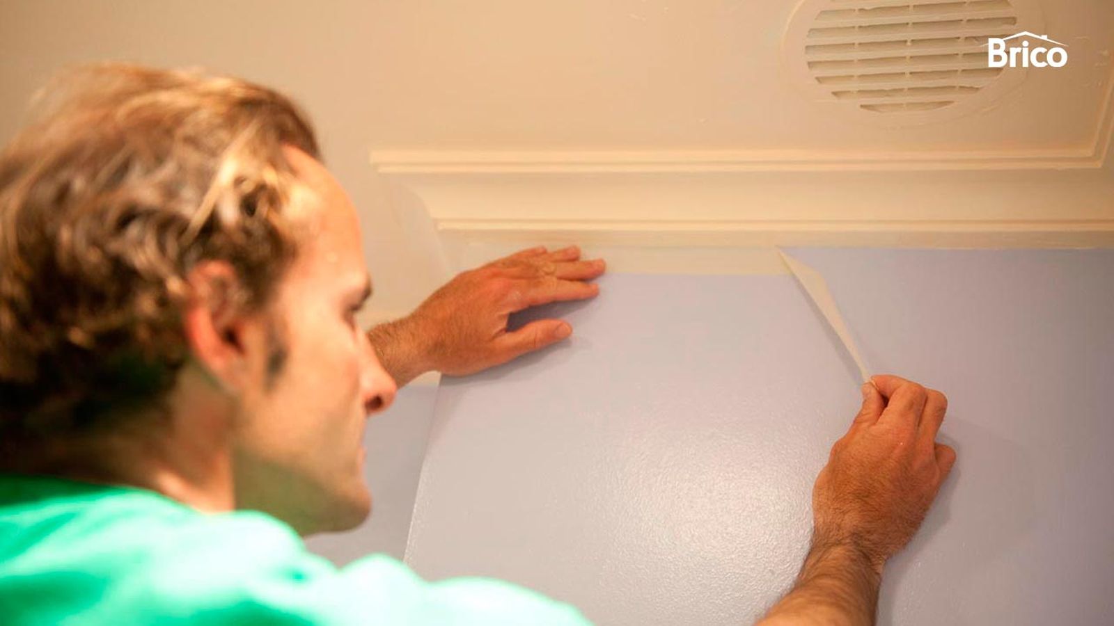 Pintar techo de baño paso 6