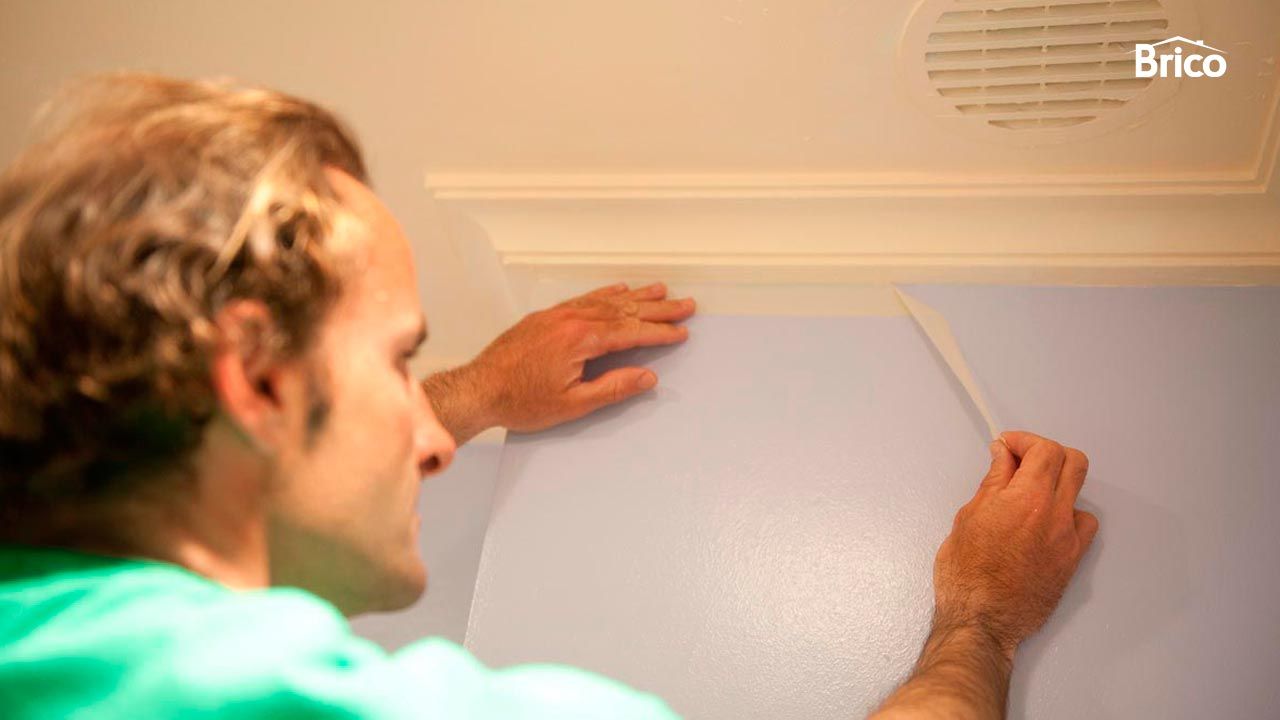 Pintar techo de baño paso 6
