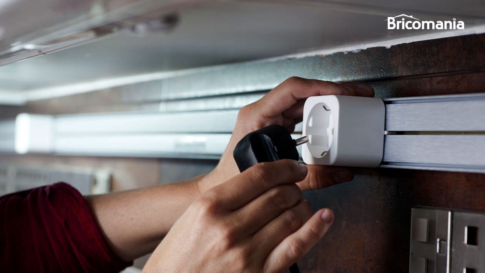 Un enchufe deslizante