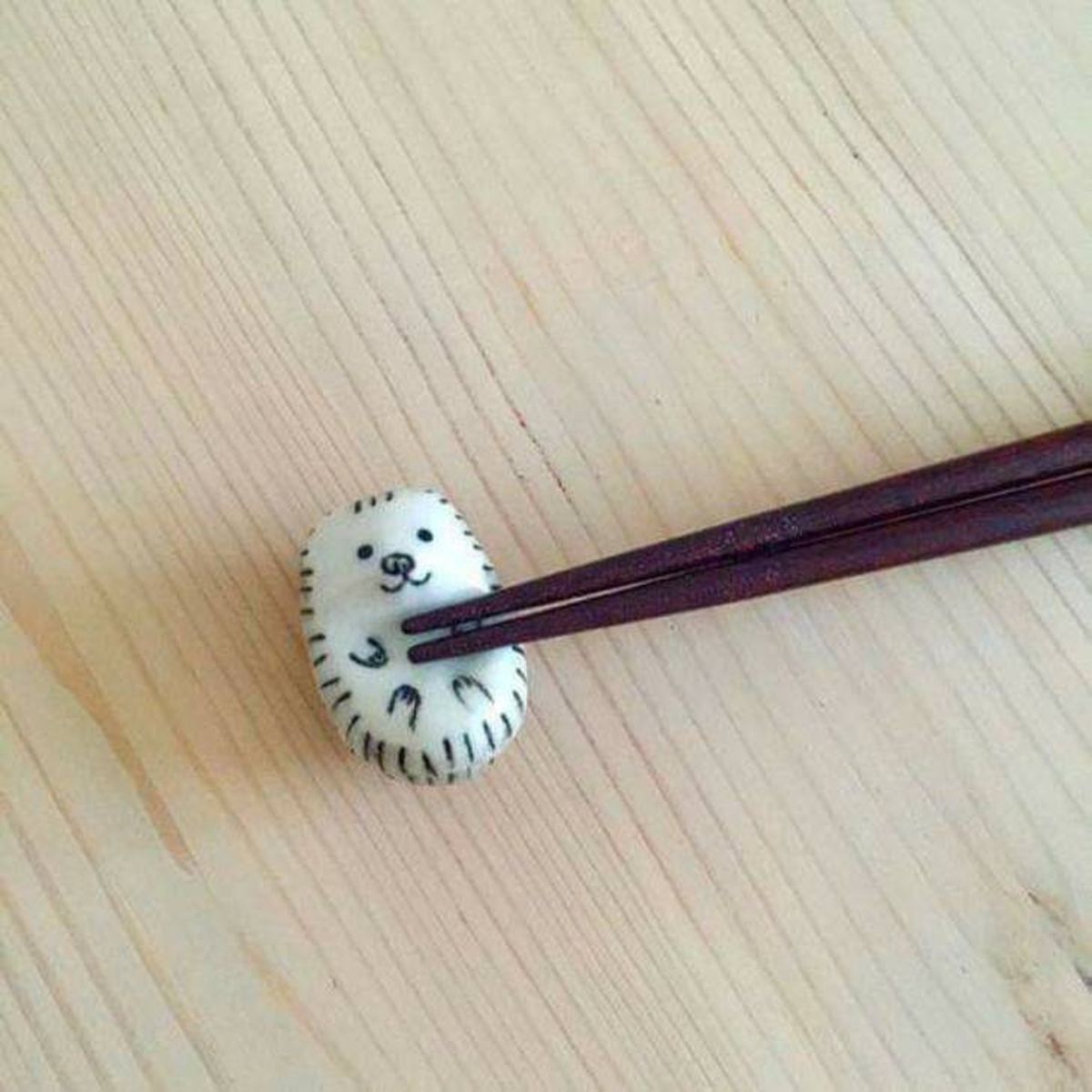 reposapalillos erizo palillos chinos pinterest