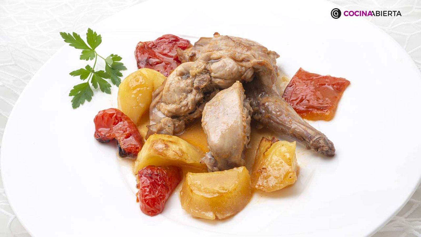 asado de carne de conejo con patatas por karlos arguinano portada