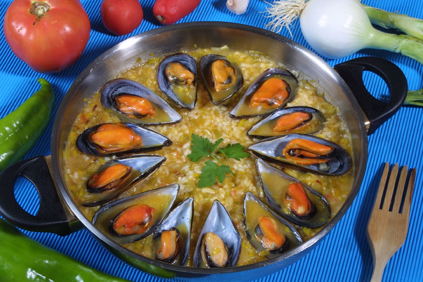 Arroz con mejillones