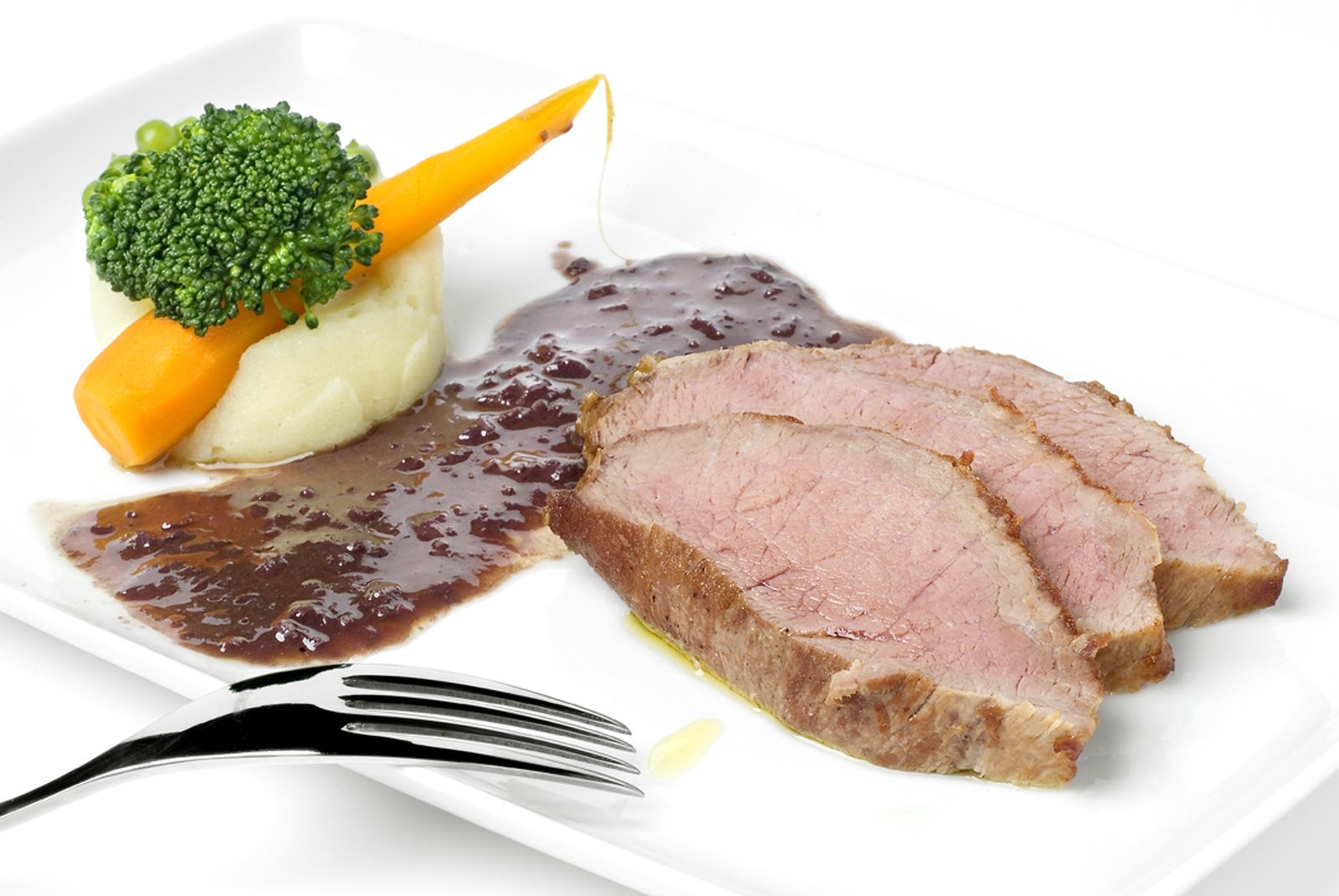 Presa de cerdo ibérico asada con menestra de verduras   Cocina para 2