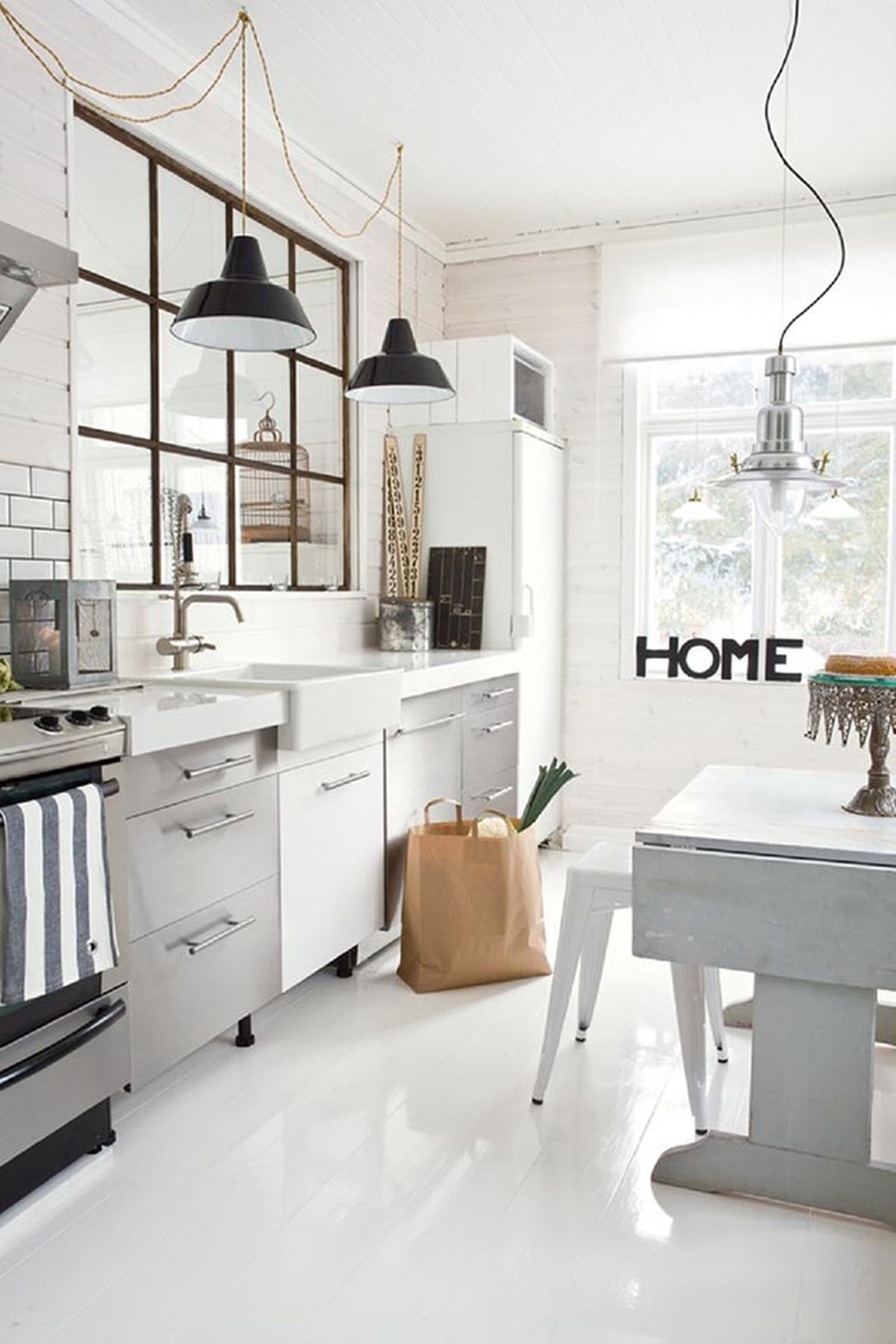 9 Cocinas modernas de color blanco para inspirarte 9