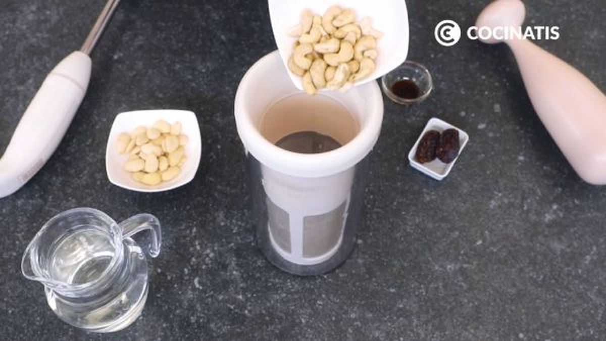 receta leche de almendras paso 1