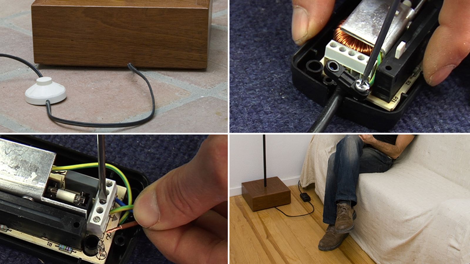 Cambiar el cable a una lámpara