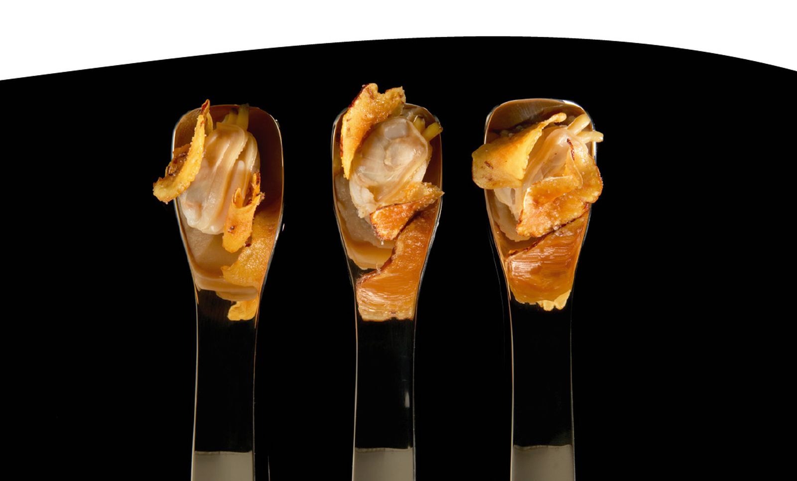 chips castanas almejas arzak