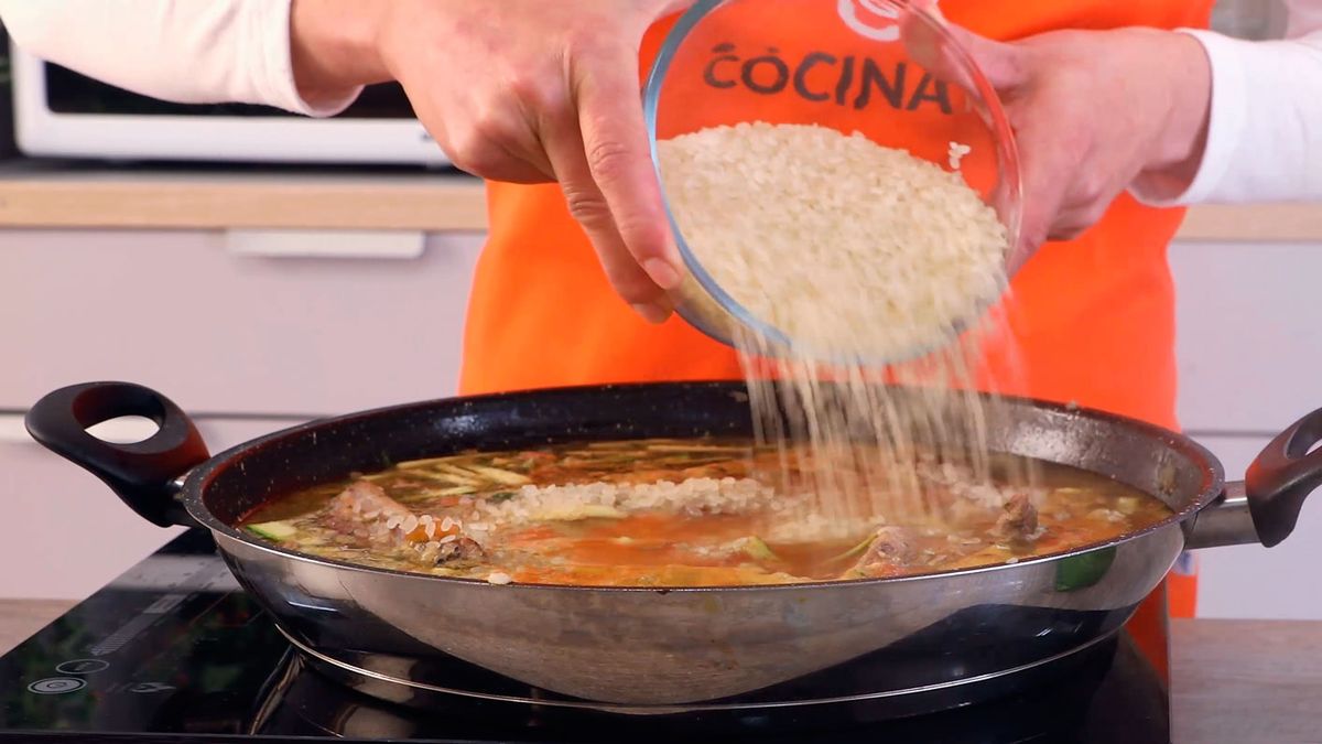 Receta de arroz con costillas   paso 5