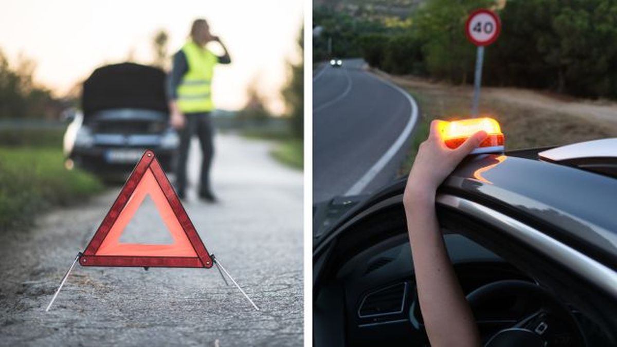 elementos de seguridad que debes tener en tu coche para senalizar un accidente averia en carretera
