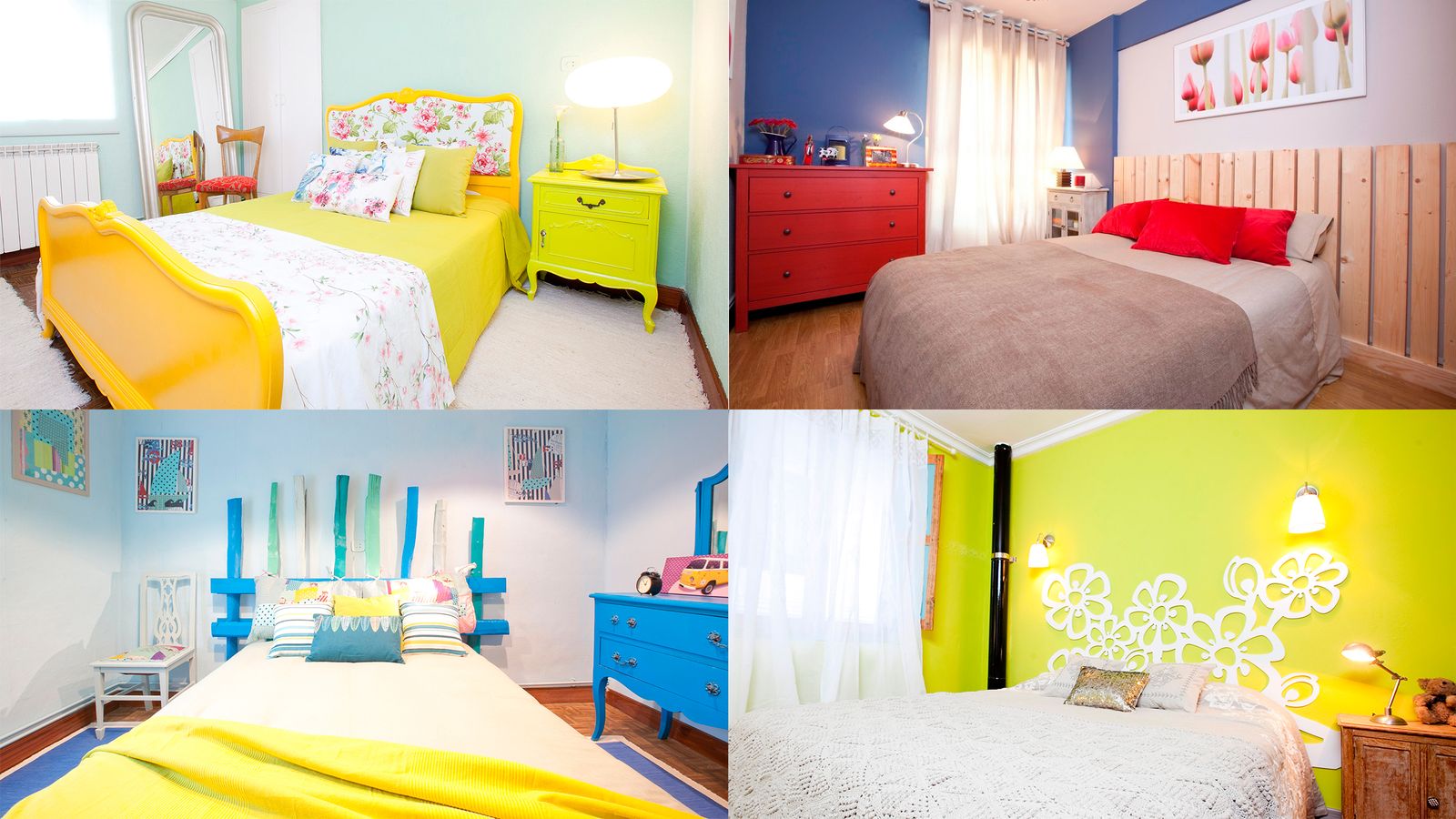 decoracion dormitorios coloridos