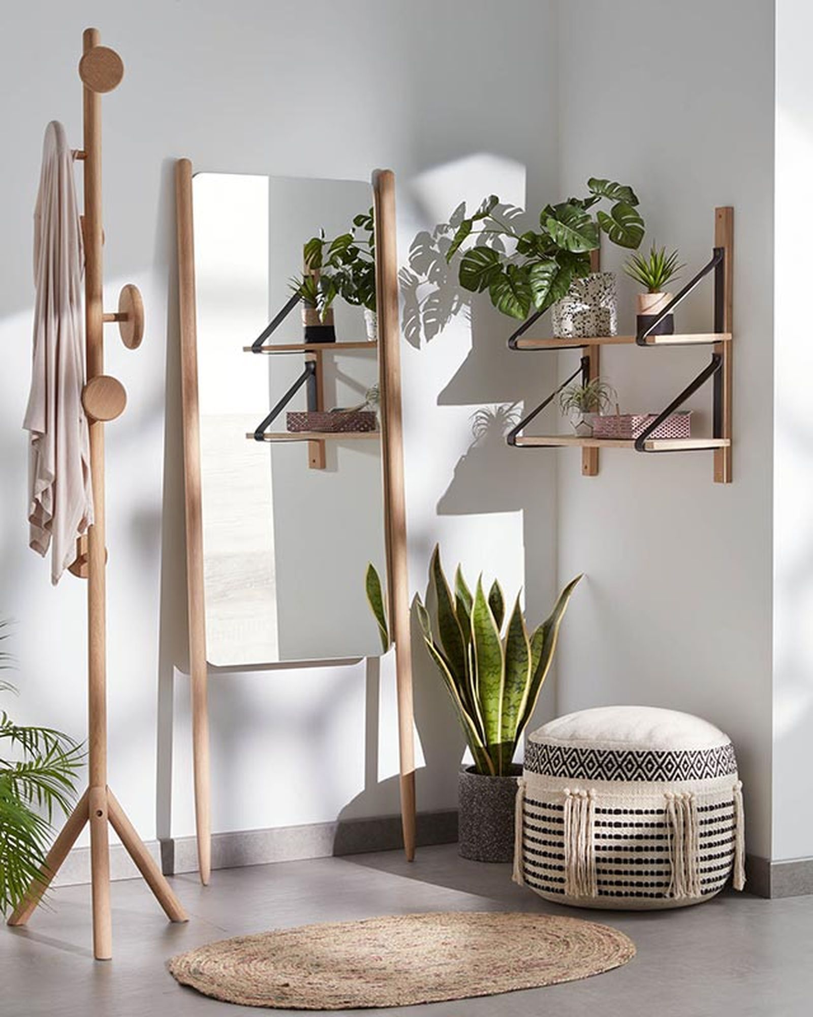 perchero nalini madera maciza abedul kavehome