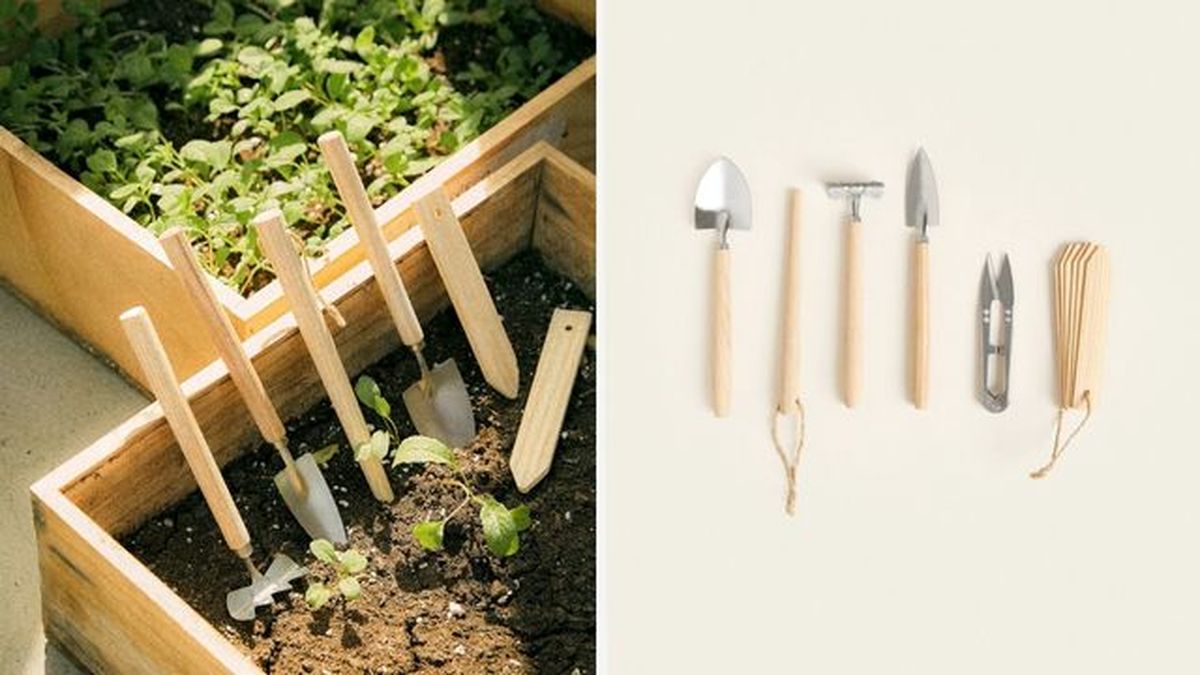 set utensilios de jardin zara home