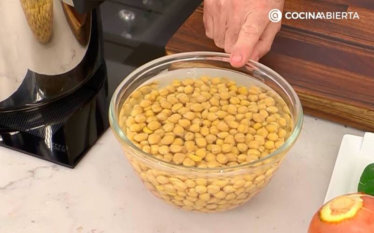 El remojo previo, clave para que queden los garbanzos tiernos