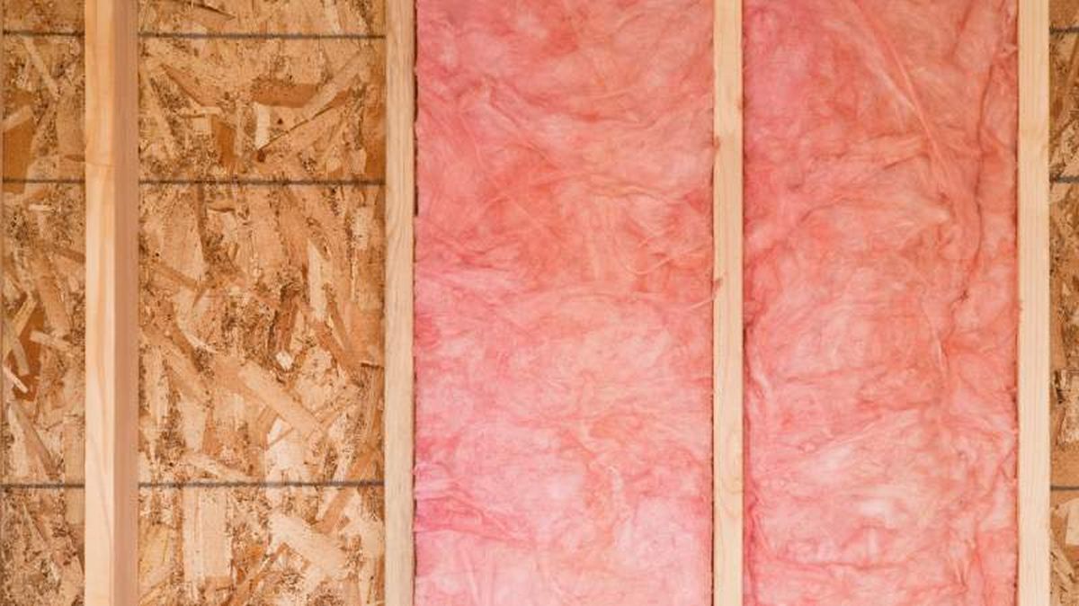 Aislamiento con fibra de vidrio