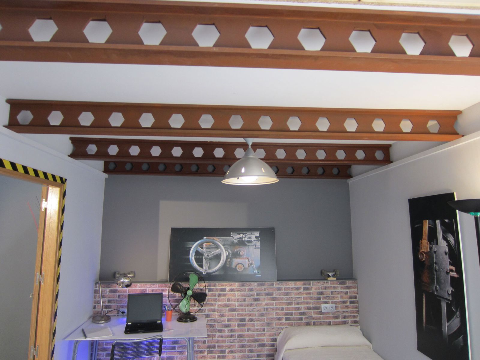 Instalación de vigas decorativas paso11