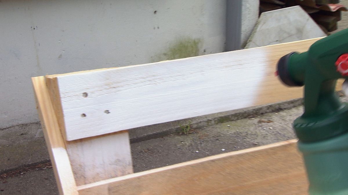 Cómo hacer mecedora colgante con un palé paso 8