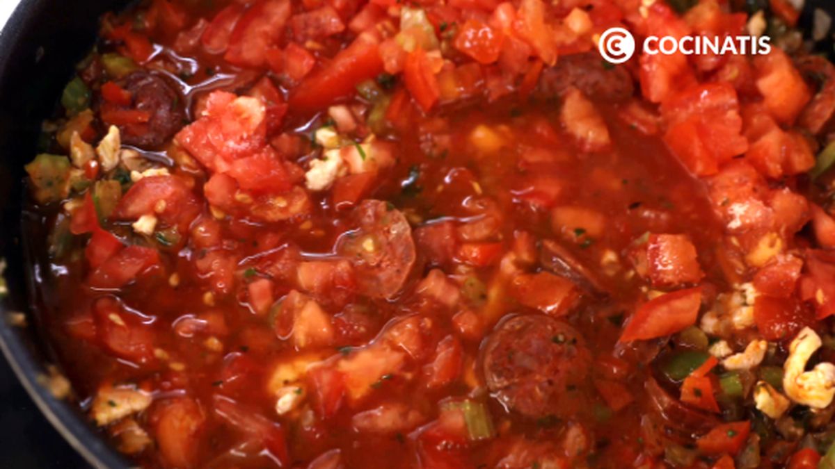 CTIS0555 receta arroz jambalaya paso 4