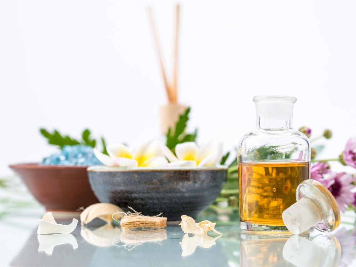 Aceites aromáticos y flores.