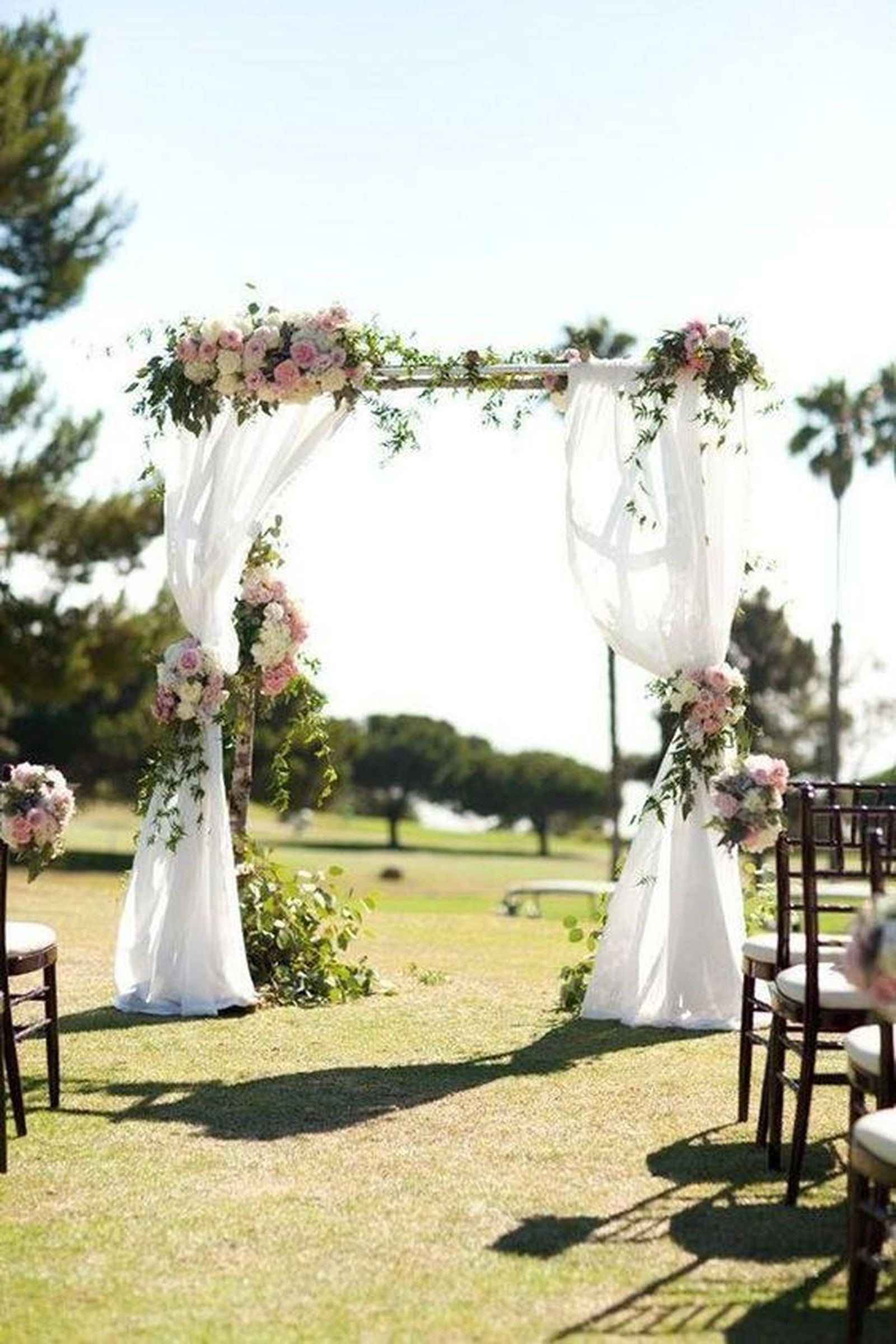 estructura boda al aire libre  pinterest marie claire
