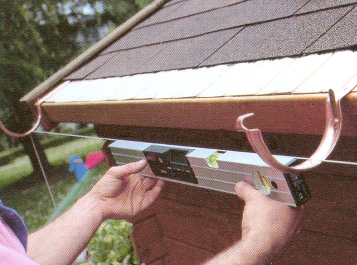Instalación de un canalón paso 7