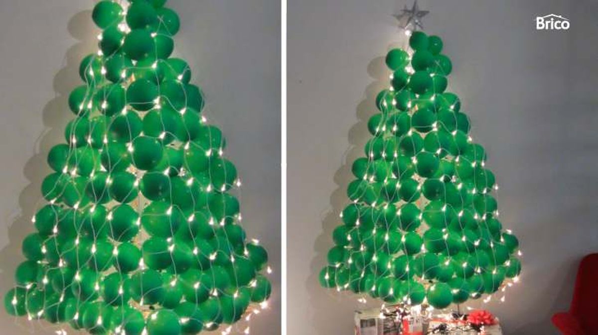 bricomania 725 como hacer un arbol de navidad con globos 5