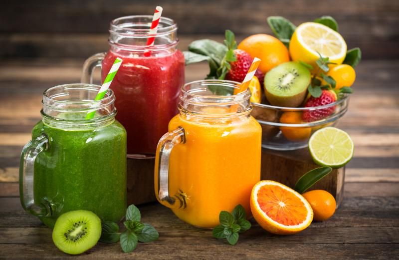 Zumos detox ricos en antioxidantes