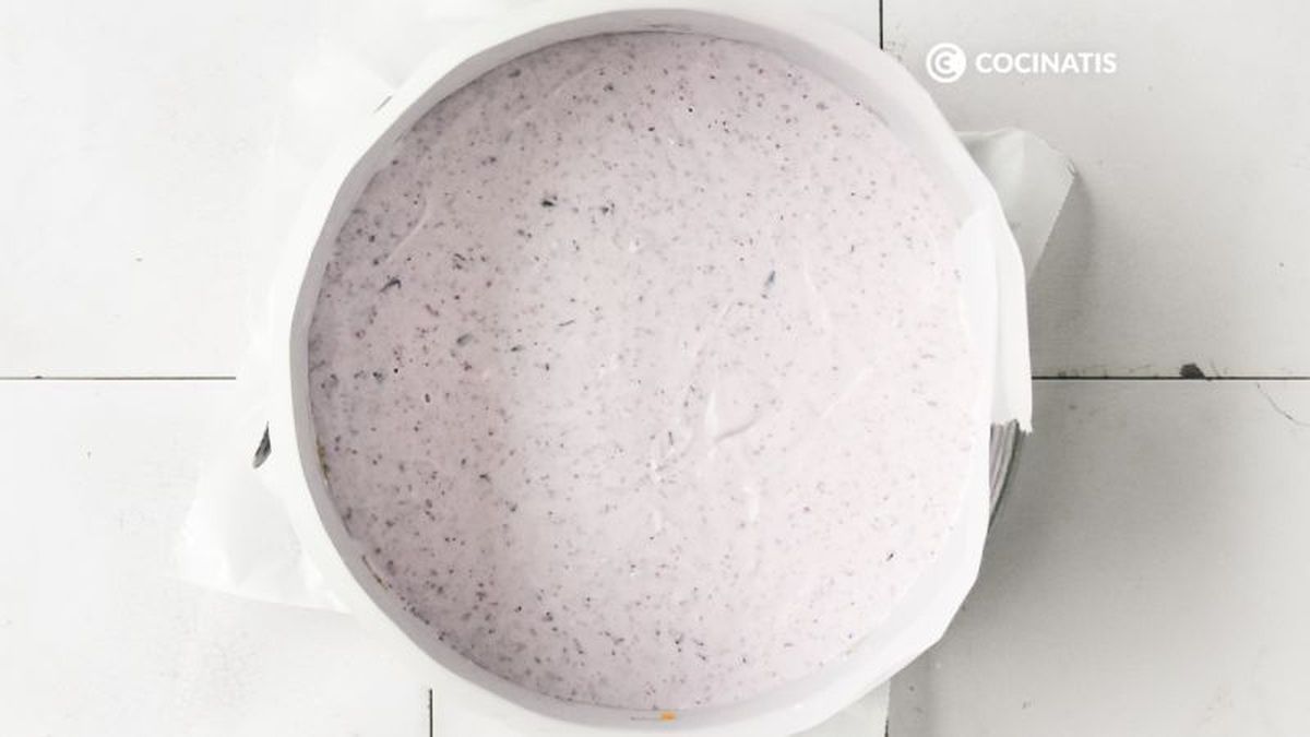 Masa de arándanos para la tarta de queso