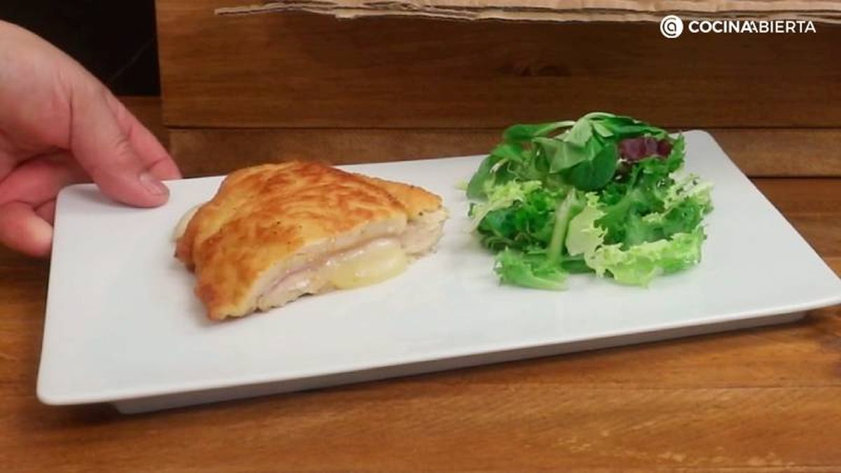 Sirve el cordon blue de pollo