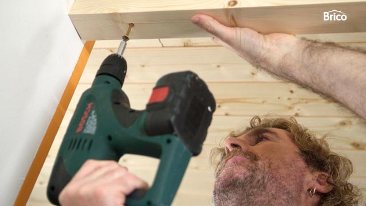 Tabique de madera paso 4