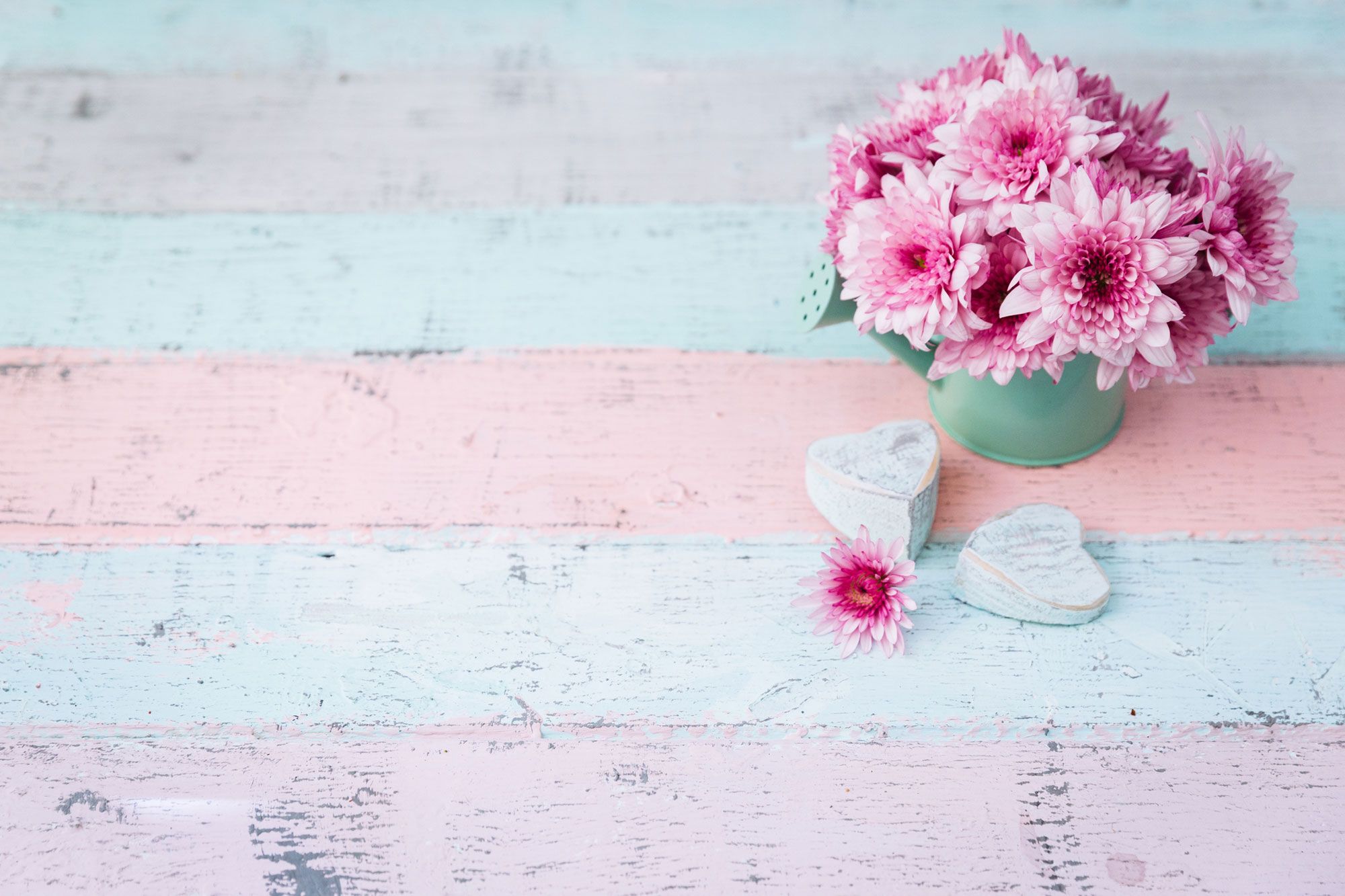 Estilo shabby chic en decoración colores