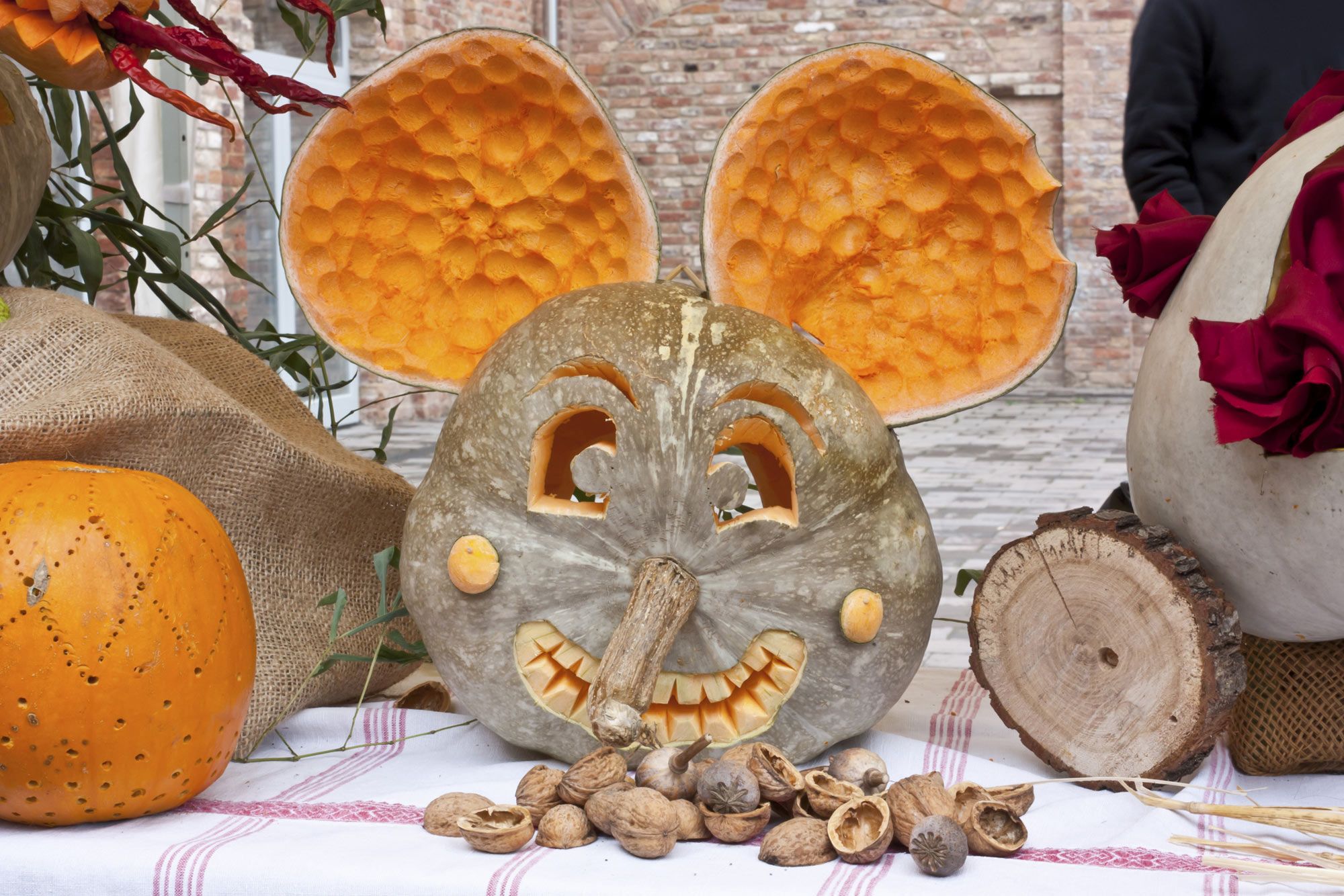Decoración original con calabazas 7