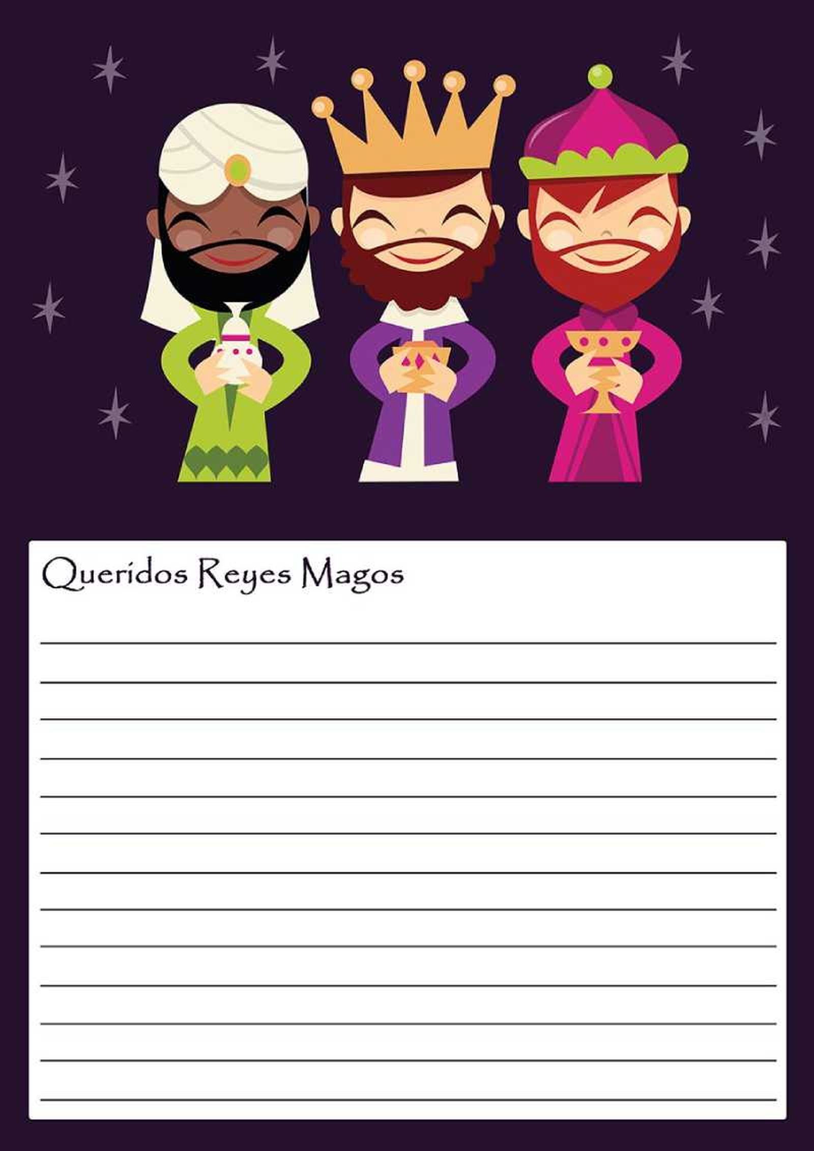 Carta a los Reyes Magos (modelo 8)