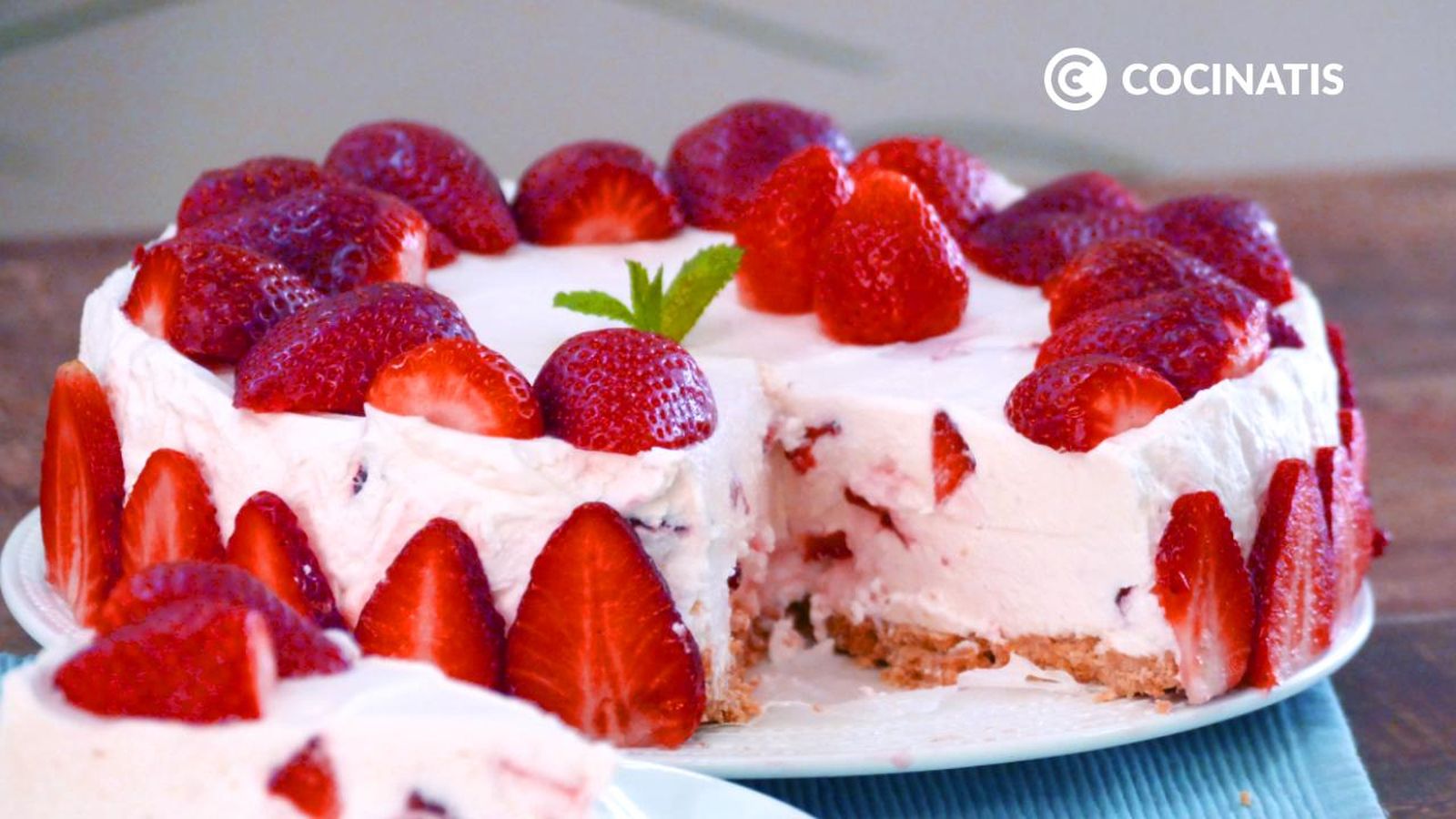 postres con fresas