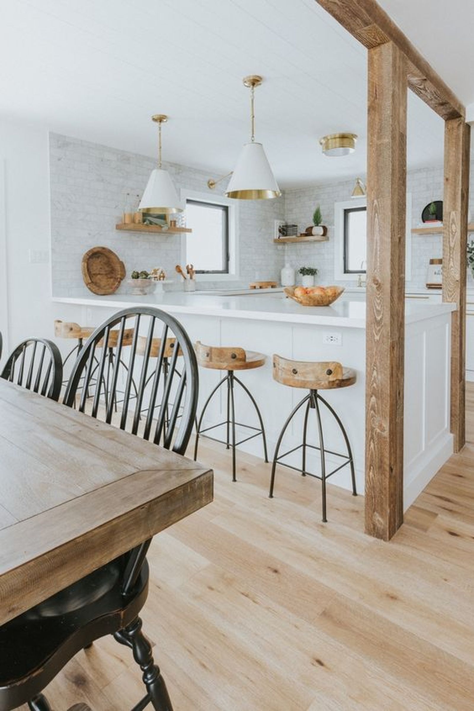 cocina sin muebles altos sin baldas 2