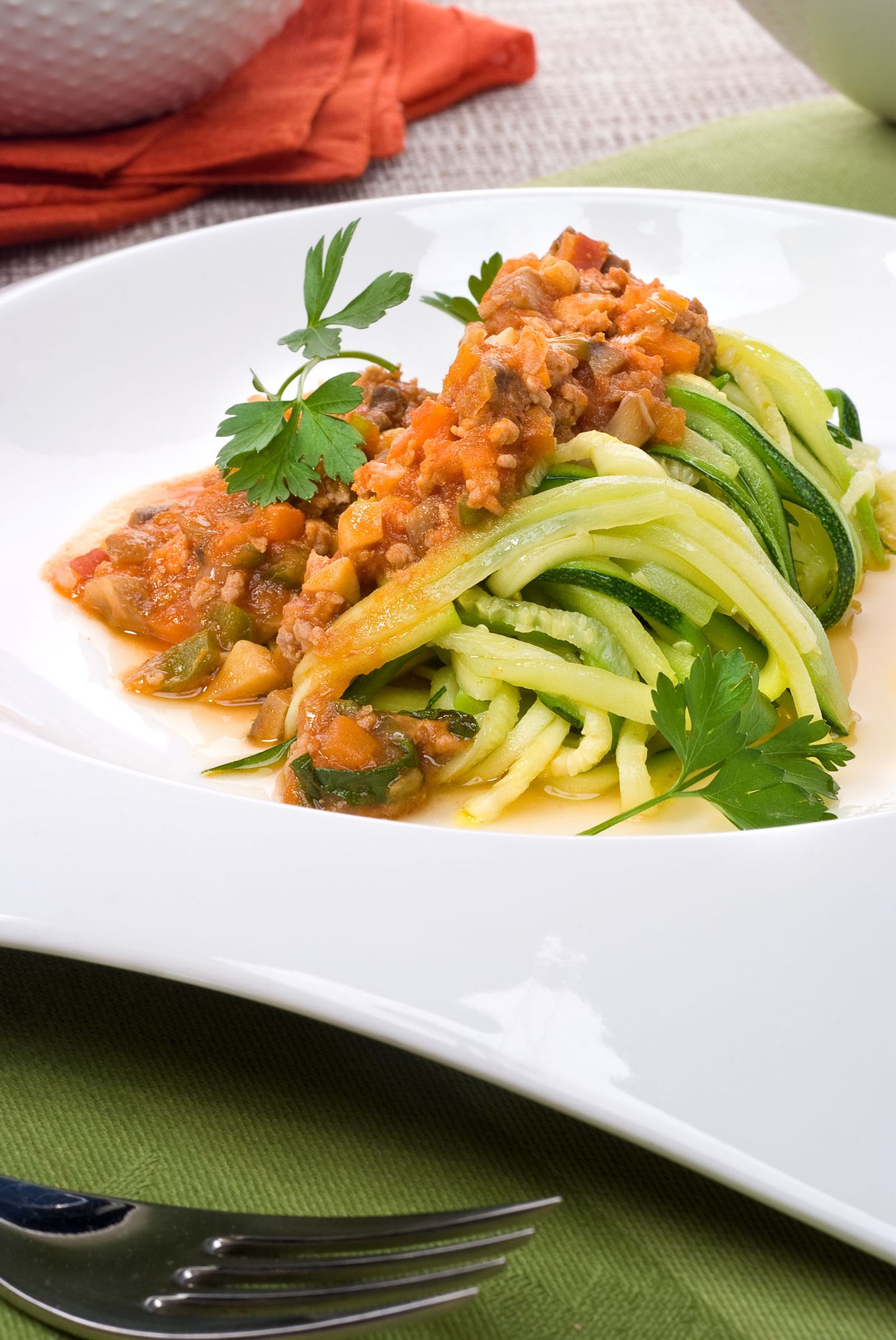 0610 Espaguetis de calabacin a la bolognesa