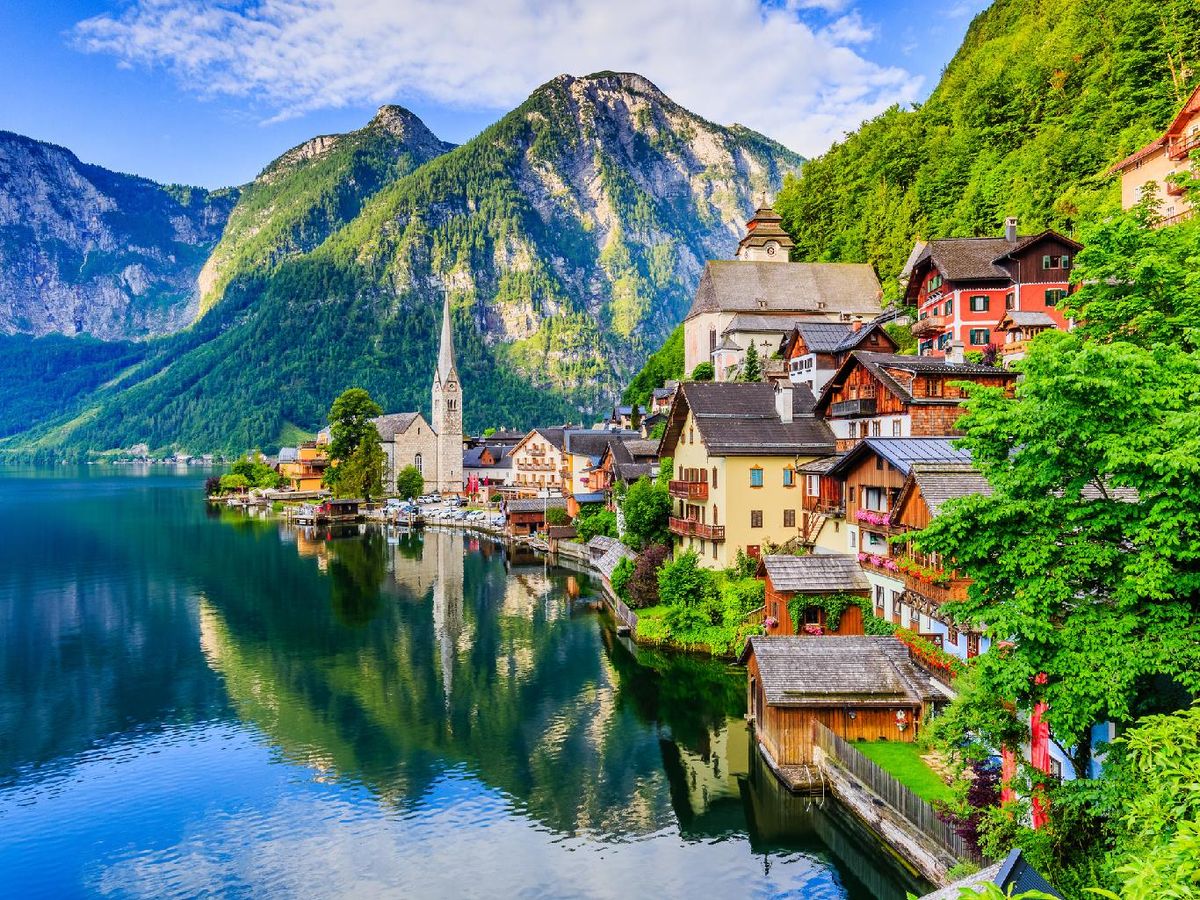 Pueblo de Hallstatt, Austria