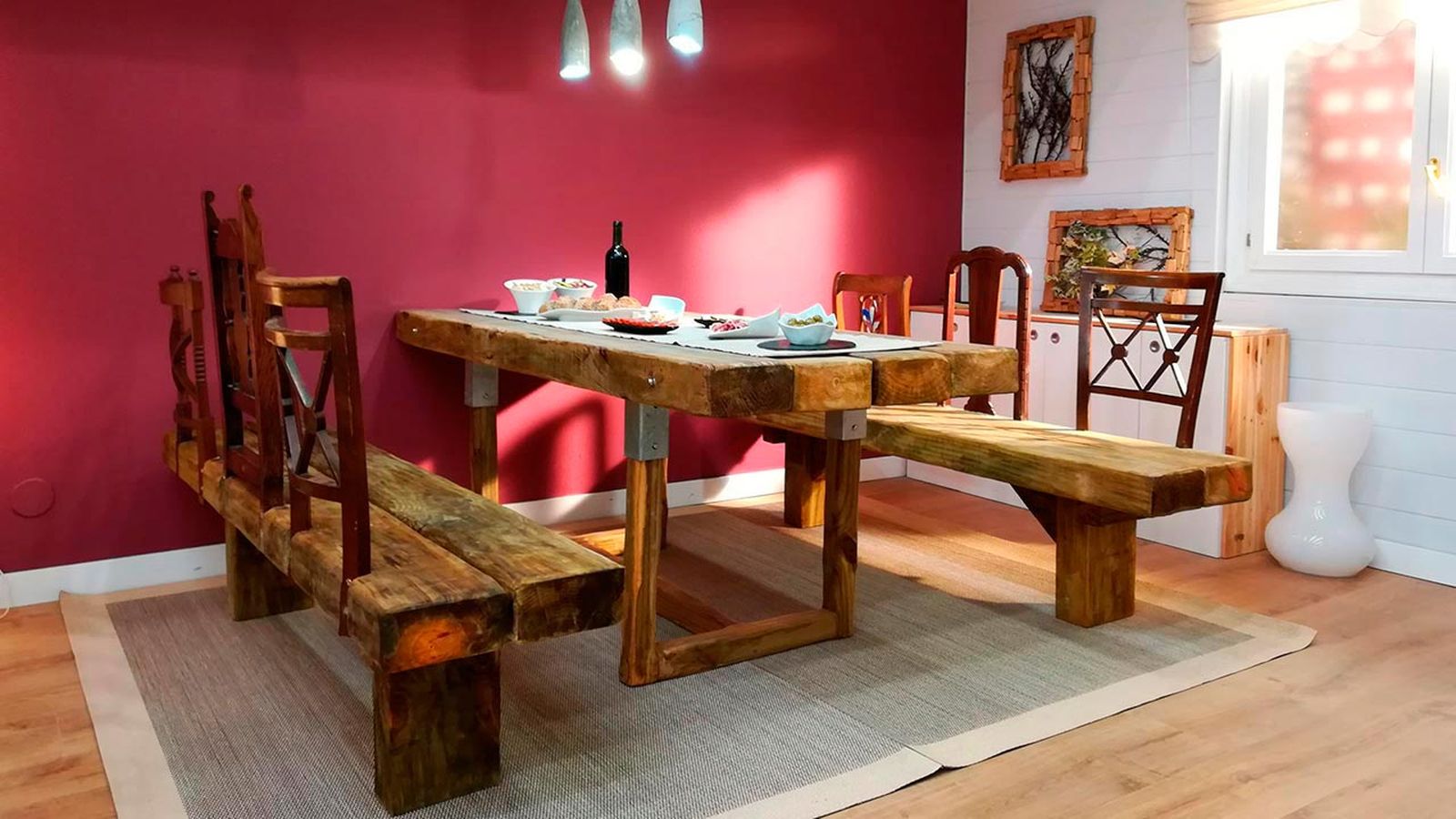 Cómo hacer bancos con traviesas de madera